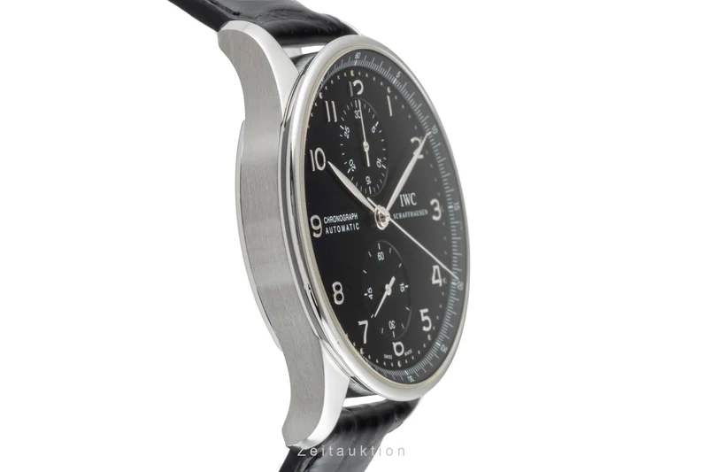 IWC Portugieser chronograph steel automatic men's watch IW371447 LP: 9100EUR [2600933]