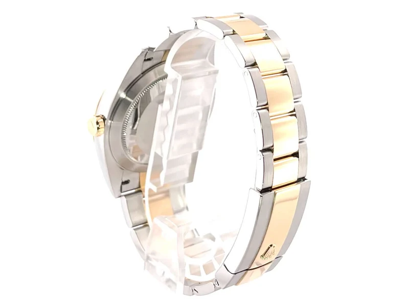 Rolex Datejust 41 Edelstahl Gelbgold 126333 Silber