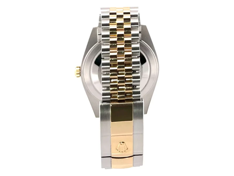 Rolex Datejust 41 Edelstahl Gelbgold 126333 Schwarz DIA Jubile-Band
