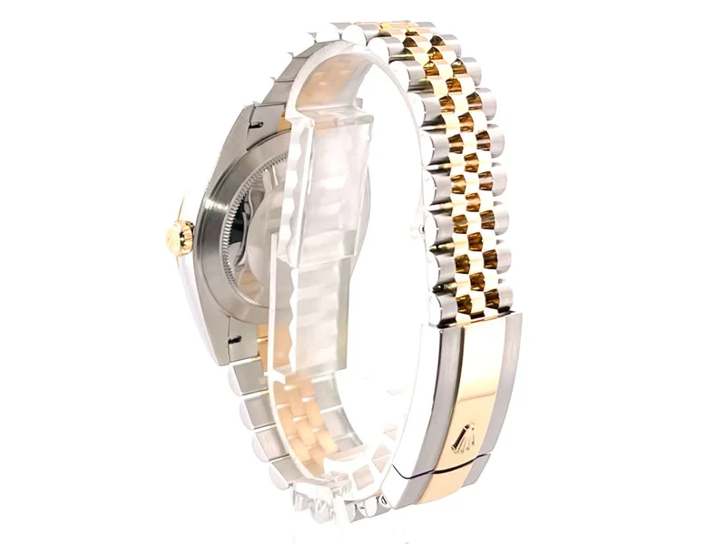 Rolex Datejust 41 Edelstahl Gelbgold 126333 Schwarz Jubile-Band