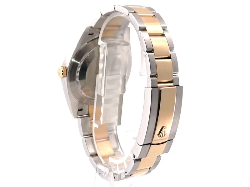 Rolex Datejust 41 Edelstahl Gelbgold 126333 Weiß