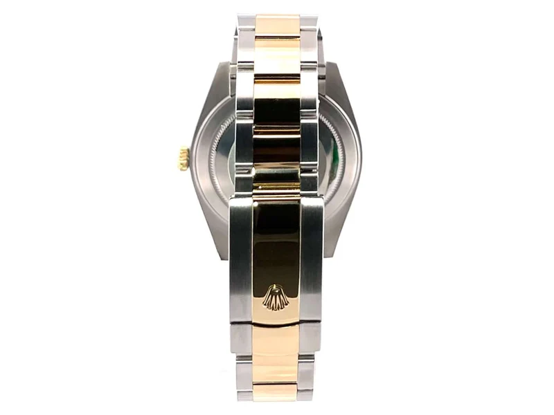 Rolex Datejust 41 Edelstahl Gelbgold 126333 Weiß