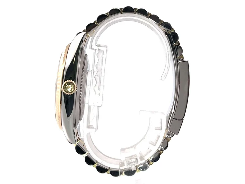Rolex Datejust 41 Edelstahl Gelbgold 126333 Schwarz Jubile-Band