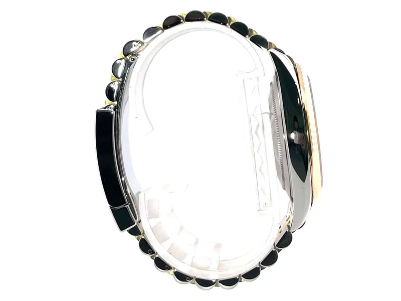 Rolex Datejust 41 Edelstahl Gelbgold 126333 Schwarz Jubile-Band