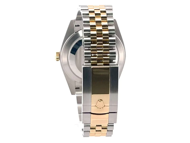 Rolex Datejust 41 Edelstahl Gelbgold 126333 Schwarz Jubile-Band