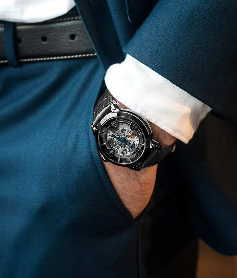 Stührling Winchester 44 165B2 Automatic 44mm Skeleton