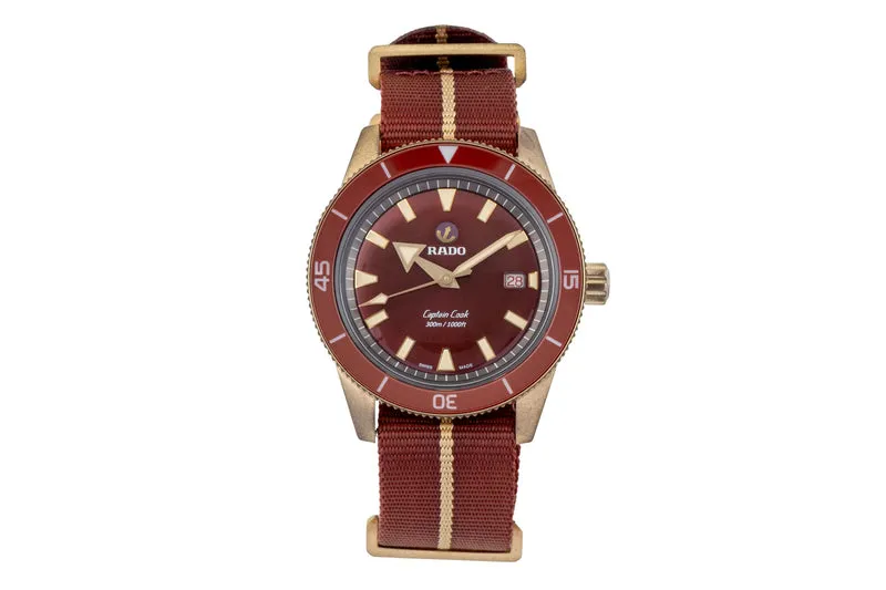 Rado Captain Cook bronze automatic men's watch R32504407 LP: 3150EUR [2601283]