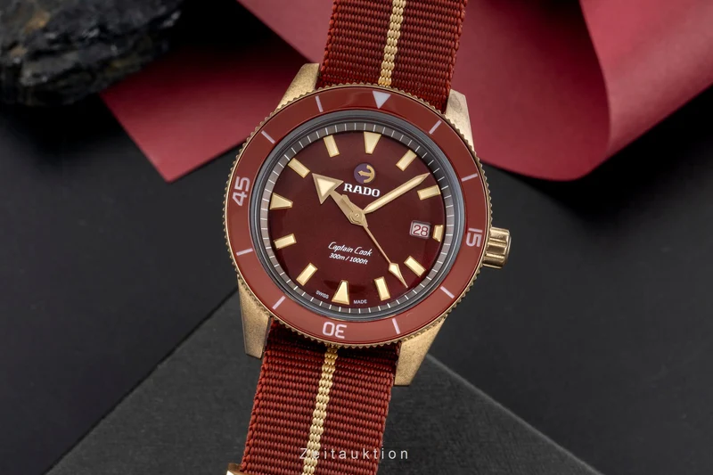 Rado Captain Cook bronze automatic men's watch R32504407 LP: 3150EUR [2601283]