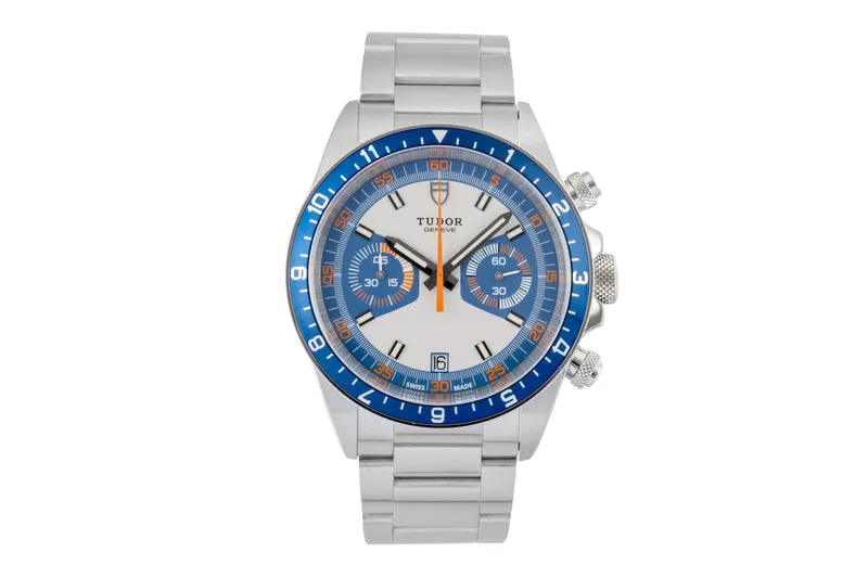 Tudor Heritage Chronograph chronograph steel automatic men's watch 70330B [2601149]