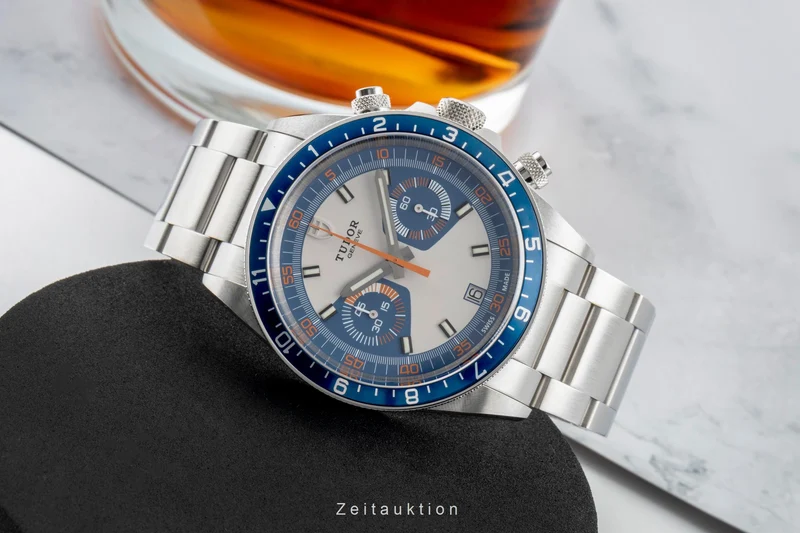 Tudor Heritage Chronograph chronograph steel automatic men's watch 70330B [2601149]