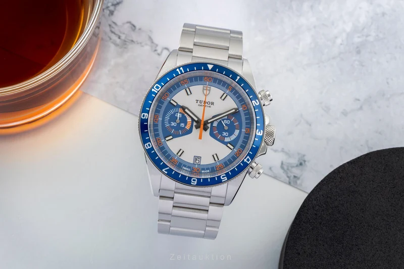 Tudor Heritage Chronograph chronograph steel automatic men's watch 70330B [2601149]