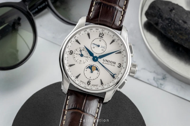 Union Glashütte Belisar chronograph steel automatic men's watch D002.425.16.037.00 LP: 3600EUR [2601168]