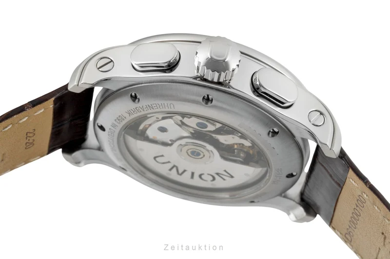 Union Glashütte Belisar chronograph steel automatic men's watch D002.425.16.037.00 LP: 3600EUR [2601168]