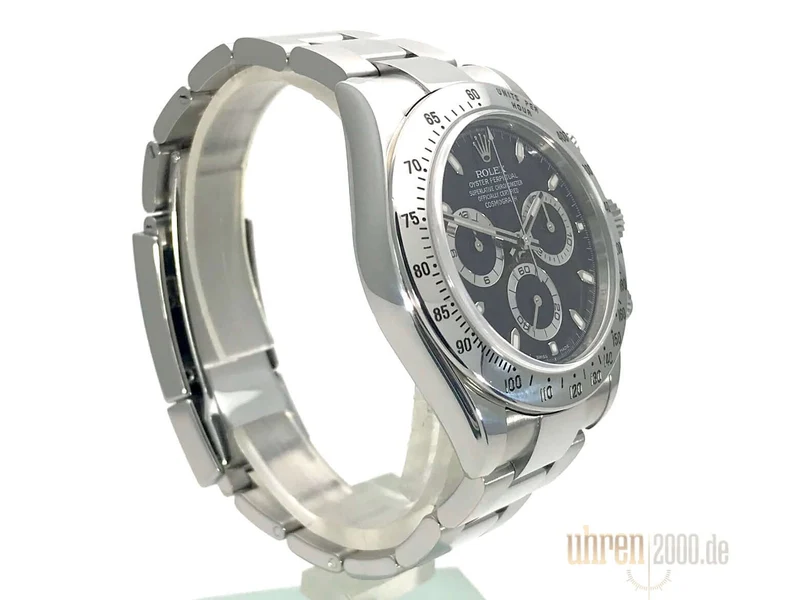 Rolex Daytona Edelstahl 116520 Zifferblatt Schwarz aus 2013