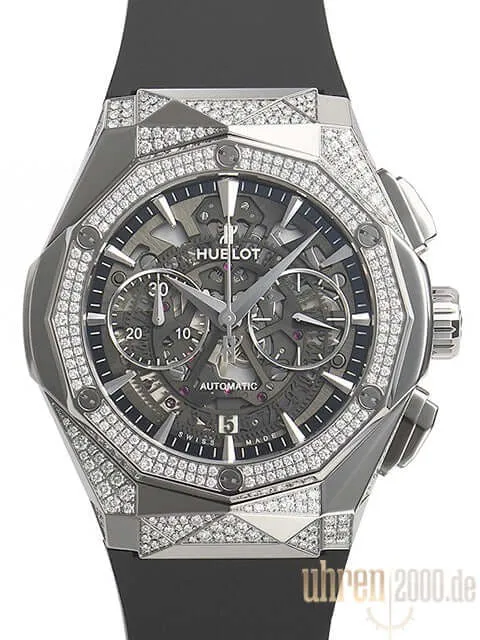 Hublot Classic Fusion Aerofusion Chronograph Orlinski Titanium Alternative Pave 525.NX.0170.RX.1804.