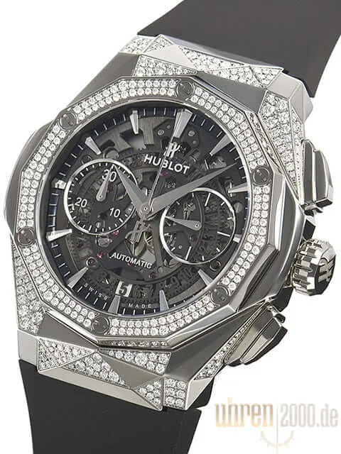Hublot Classic Fusion Aerofusion Chronograph Orlinski Titanium Alternative Pave 525.NX.0170.RX.1804.