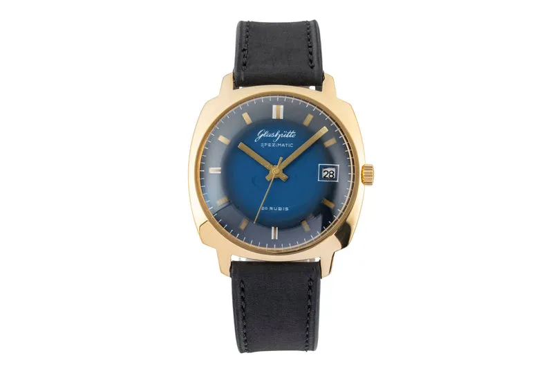 Glashütte Spezimatic gilt-brass automatic men's watch Vintage [2600581]