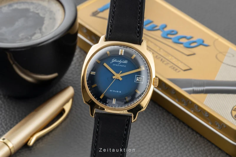 Glashütte Spezimatic gilt-brass automatic men's watch Vintage [2600581]