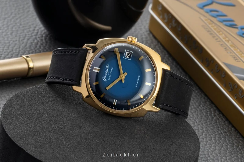 Glashütte Spezimatic gilt-brass automatic men's watch Vintage [2600581]