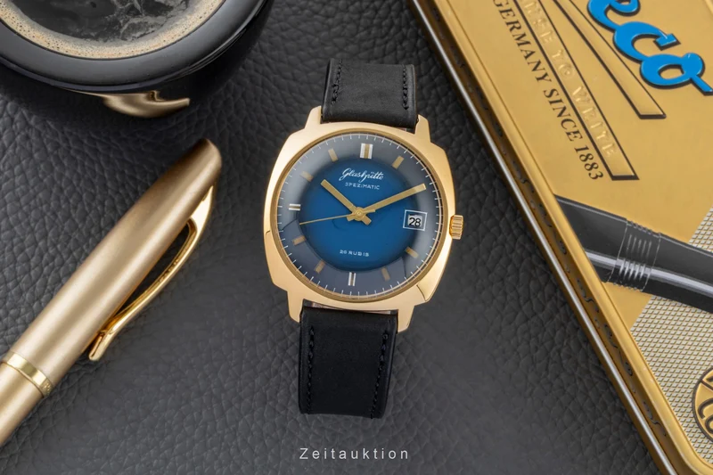 Glashütte Spezimatic gilt-brass automatic men's watch Vintage [2600581]