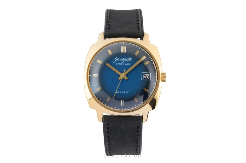 Glashütte Spezimatic gilt-brass automatic men's watch Vintage [2600581]