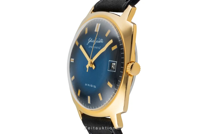 Glashütte Spezimatic gilt-brass automatic men's watch Vintage [2600581]