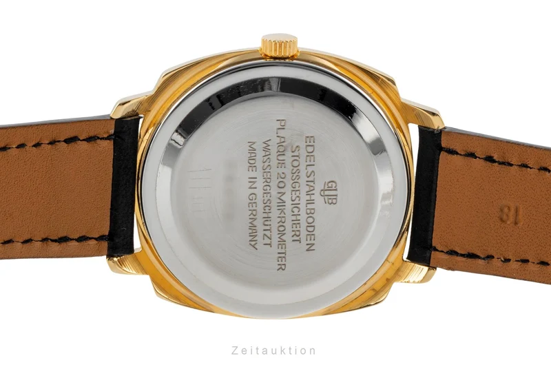 Glashütte Spezimatic gilt-brass automatic men's watch Vintage [2600581]