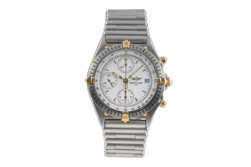 Breitling Chronomat chronograph steel / gold automatic men's watch 81950 A [2600709]