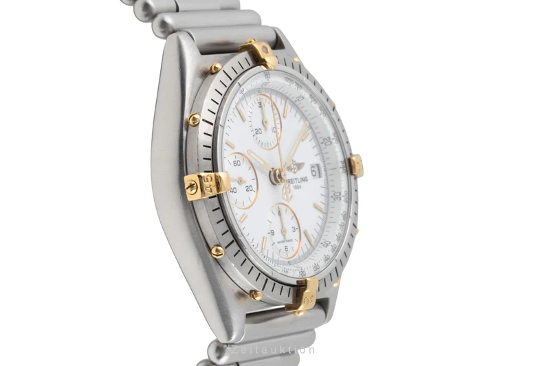 Breitling Chronomat chronograph steel / gold automatic men's watch 81950 A [2600709]