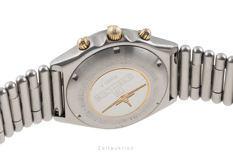 Breitling Chronomat chronograph steel / gold automatic men's watch 81950 A [2600709]