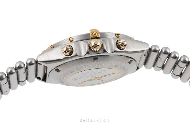 Breitling Chronomat chronograph steel / gold automatic men's watch 81950 A [2600709]
