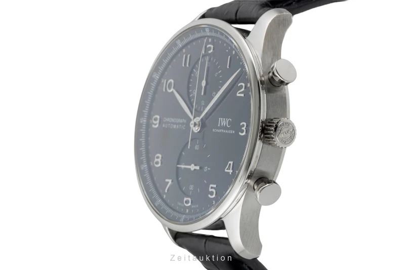 IWC Portugieser chronograph steel automatic men's watch IW371609 LP: 9100EUR [2600701]