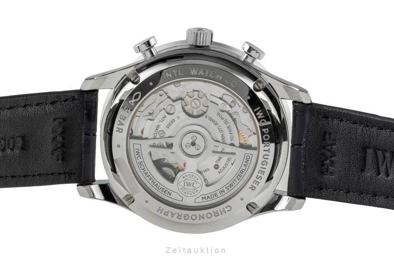 IWC Portugieser chronograph steel automatic men's watch IW371609 LP: 9100EUR [2600701]