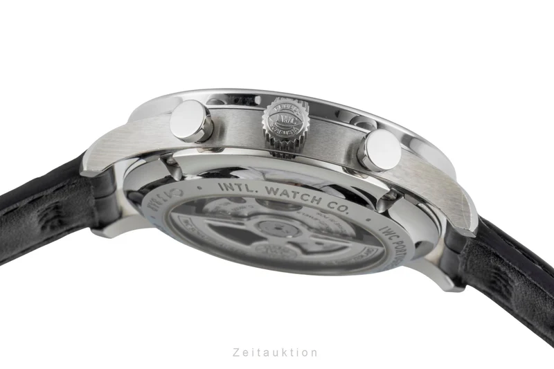IWC Portugieser chronograph steel automatic men's watch IW371609 LP: 9100EUR [2600701]