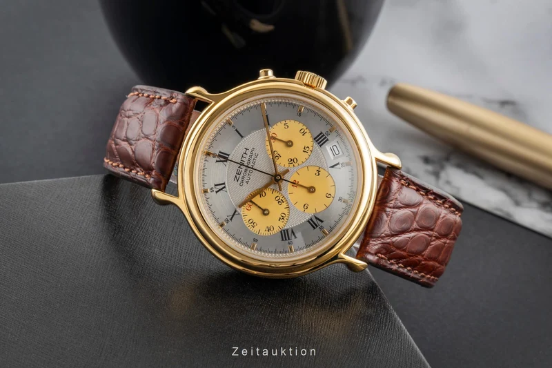 Zenith El Primero chronograph gilt-brass automatic men's watch 20.0020.435 [2506766]