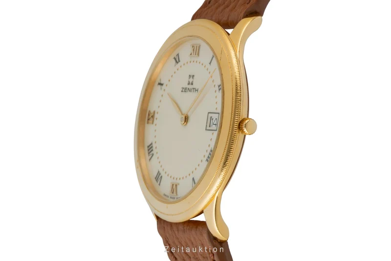 Zenith gilt-brass quartz men's watch 27.0100.385 [2600063]