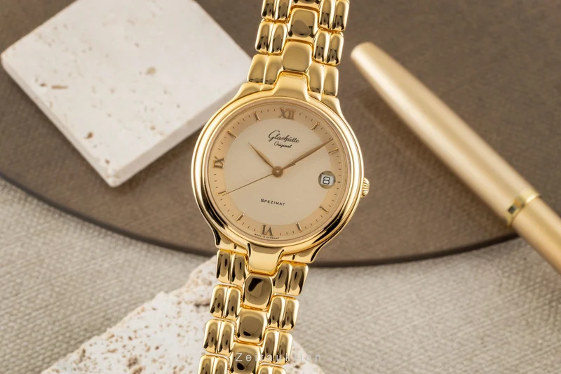 Glashütte Spezimat silver-gilt automatic men's watch [2600087]