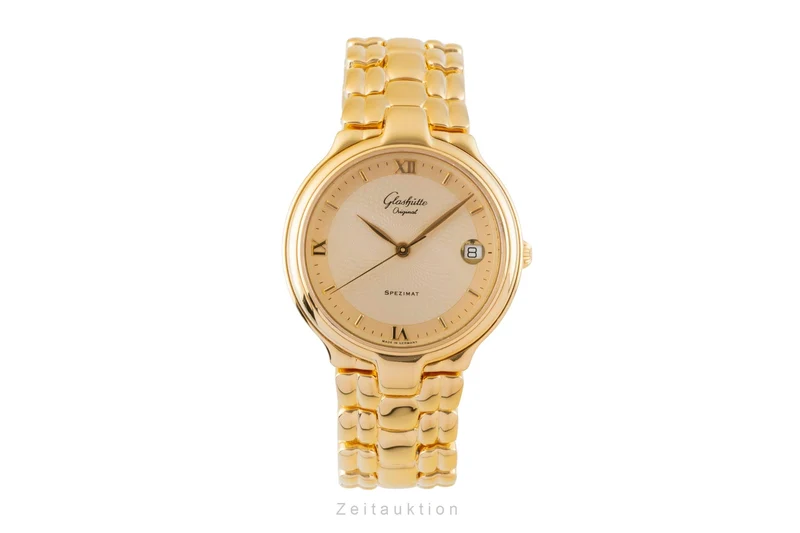 Glashütte Spezimat silver-gilt automatic men's watch [2600087]