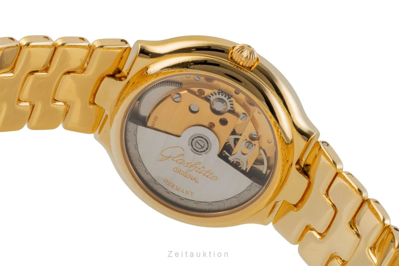 Glashütte Spezimat silver-gilt automatic men's watch [2600087]