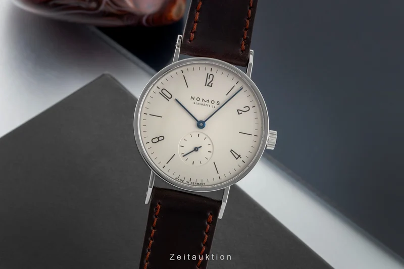 Nomos Tangente steel manual winding men's watch Tangente Einheitspreis 2003 Limited [2601101]