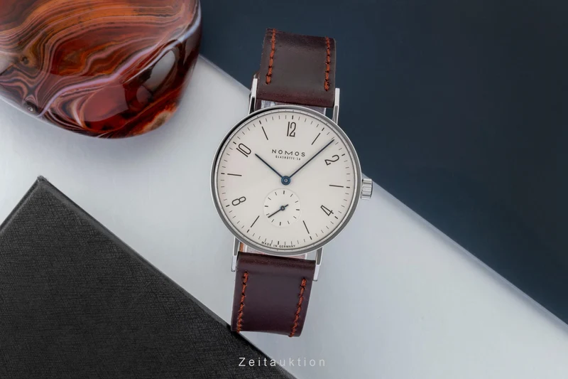 Nomos Tangente steel manual winding men's watch Tangente Einheitspreis 2003 Limited [2601101]