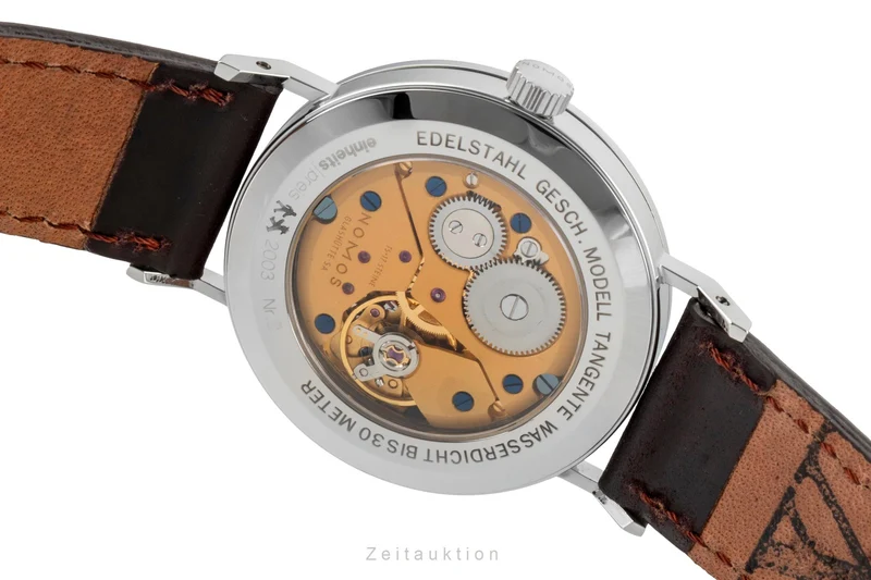 Nomos Tangente steel manual winding men's watch Tangente Einheitspreis 2003 Limited [2601101]