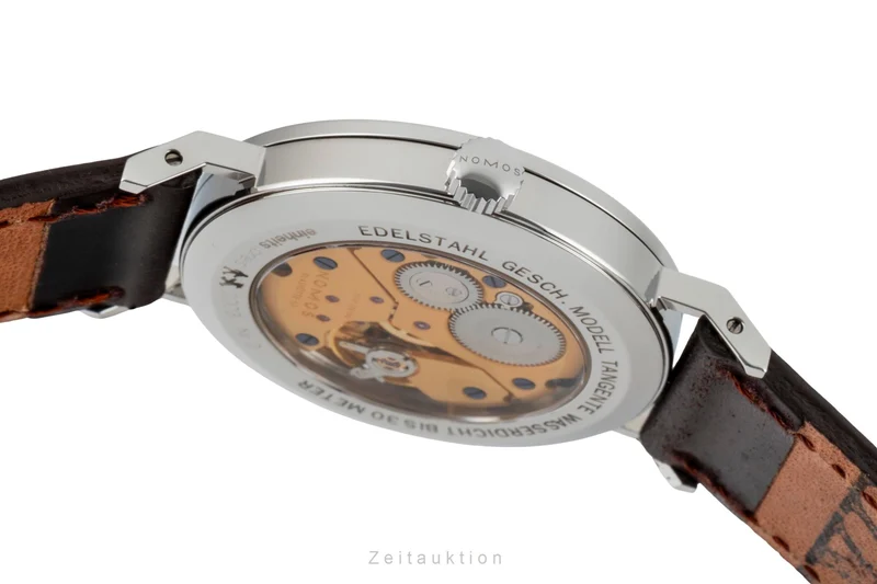Nomos Tangente steel manual winding men's watch Tangente Einheitspreis 2003 Limited [2601101]