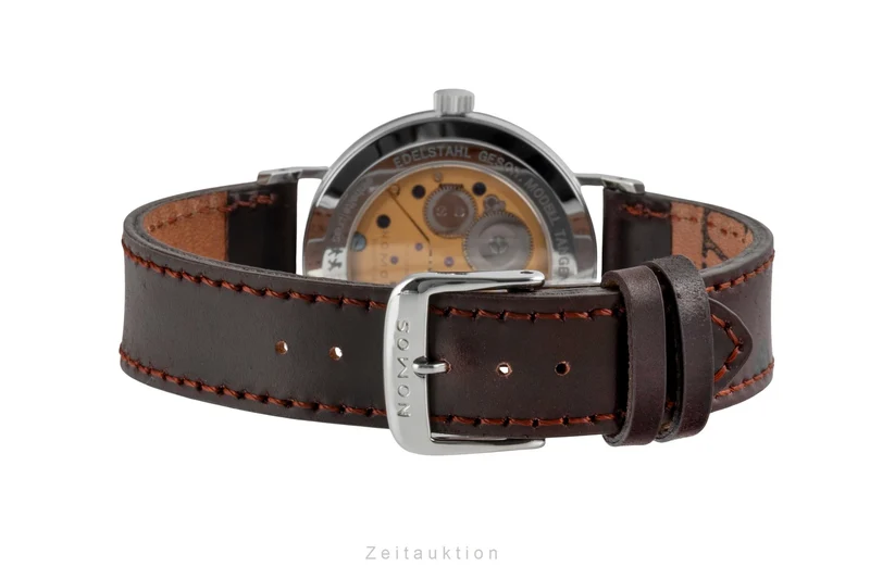 Nomos Tangente steel manual winding men's watch Tangente Einheitspreis 2003 Limited [2601101]