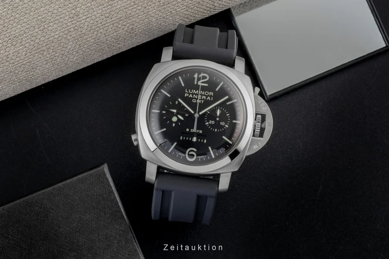Panerai Luminor GMT chronograph steel manual winding men's watch PAM00275 [2600980]