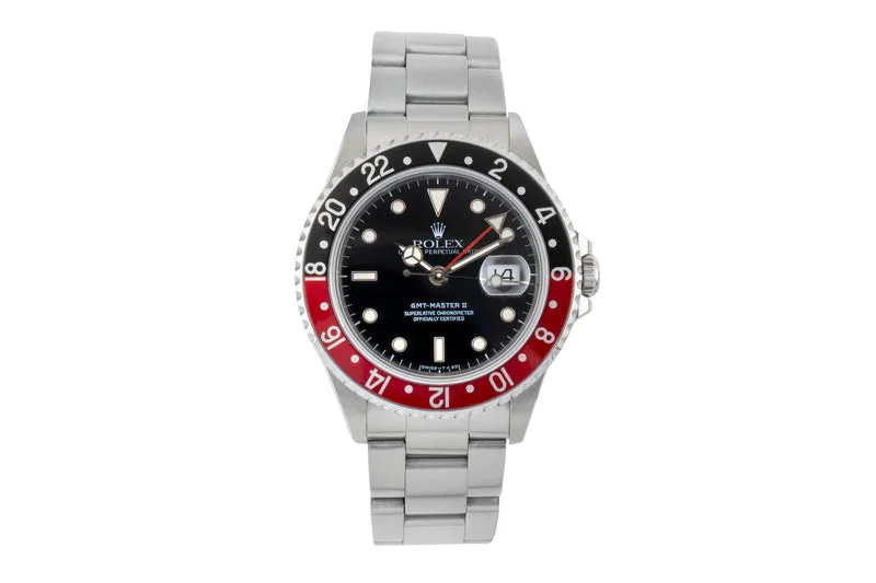 Rolex GMT-Master II steel automatic men's watch 16710 [2601126]