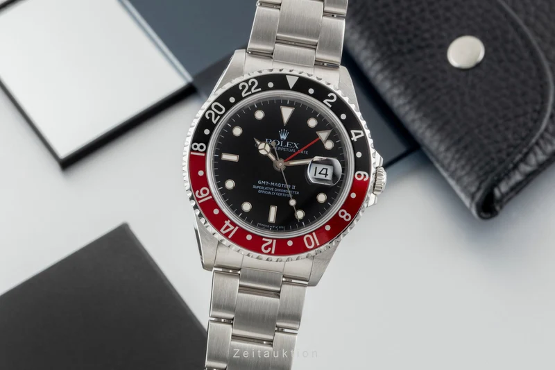 Rolex GMT-Master II steel automatic men's watch 16710 [2601126]
