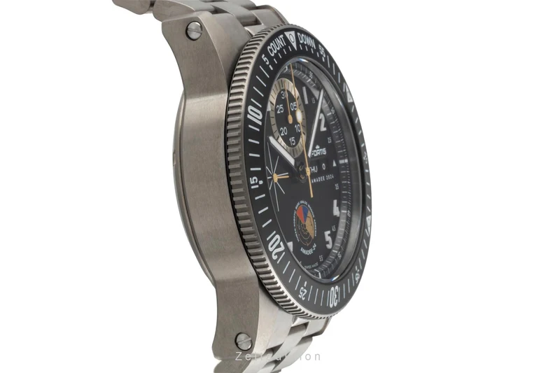 Fortis chronograph titanium automatic men's watch F2040016 LP: 6100EUR Limited [2601179]