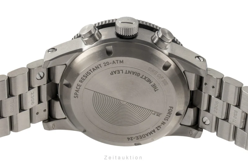 Fortis chronograph titanium automatic men's watch F2040016 LP: 6100EUR Limited [2601179]