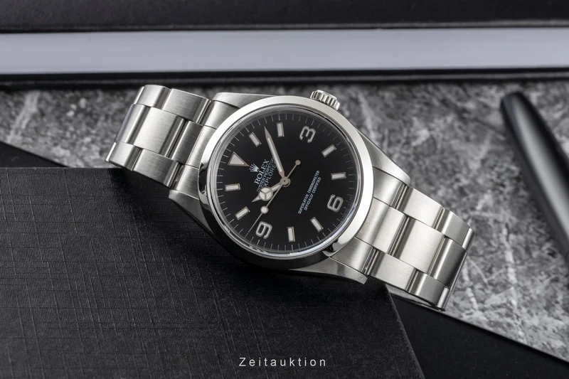 Rolex Explorer steel automatic men's watch 14270 [2600962]